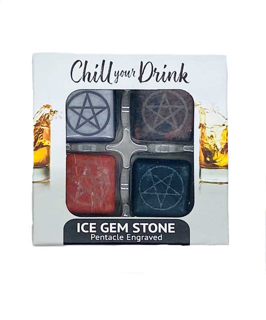 (set of 4) Pentagram Ice Gemstones