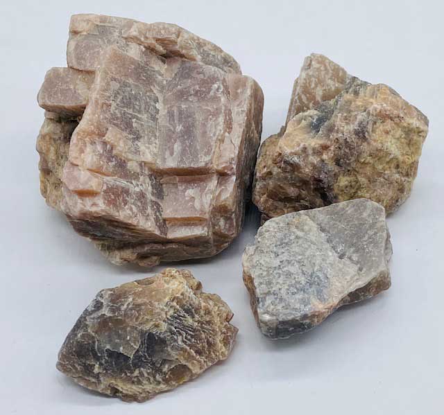 1 lb Moonstone Untumbled Stones