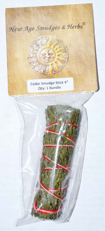 Cedar Smudge Stick 4"